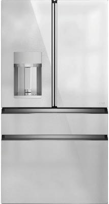 Front view of the Café CXE22DM5PS5 French door refrigerator 