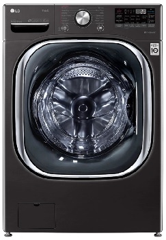 Front view of the LG WM4500HBA-CL front load washer 