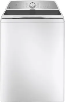 Front view of the GE Profile PTW600BSRWS top load washer 