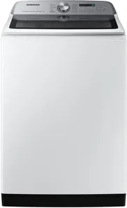 Front view of the Samsung WA52DG5500AW impeller washer 