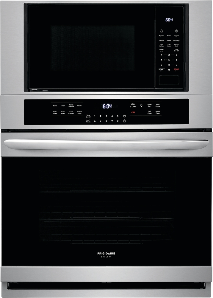 Front view of Frigidaire Gallery FGMC3066UF double wall oven 