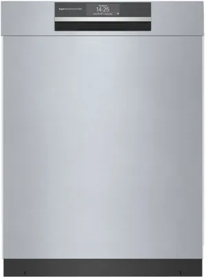 Front view of the Bosch 800 Series SHEM78ZH5N dishwasher 