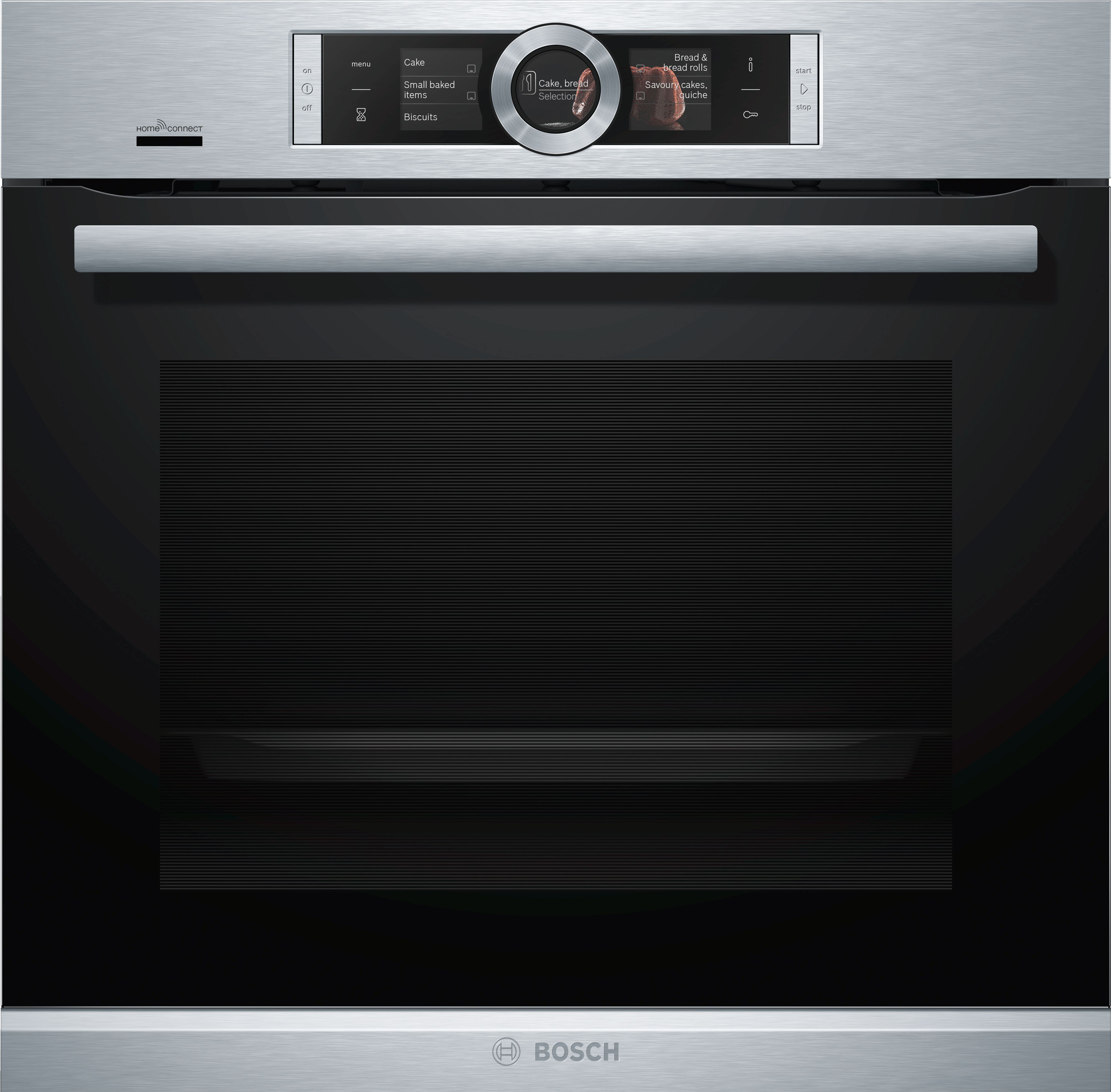 Front view of Bosch HBE5452UC 24-inch oven 