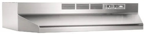 Front view of Broan 413004 ductless range hood 