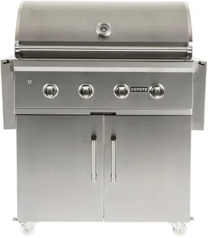Front view of the Coyote C Series 36” grill 