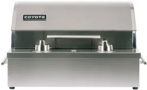 Front view of the Coyote C Series electric grill 