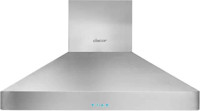 Front view of Dacor DHW301 chimney range hood 