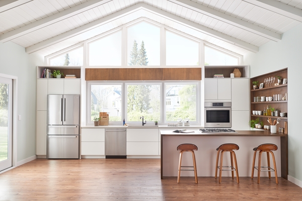 modern european kitchen with bosch appliances