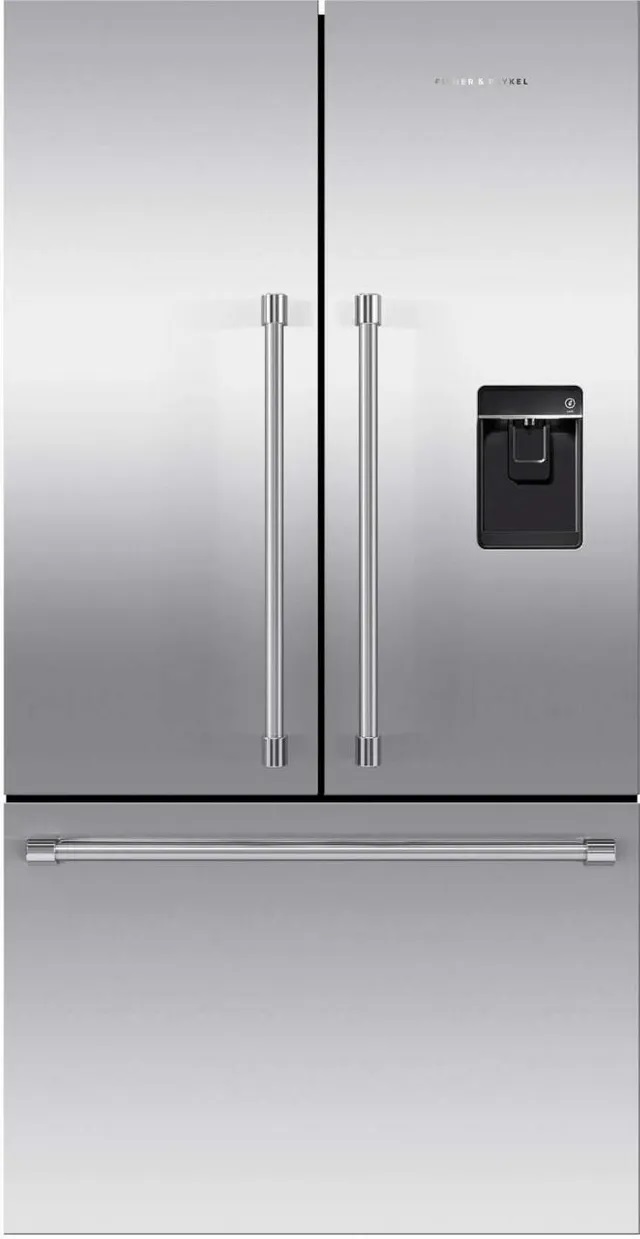 Front view of Fisher & Paykel RF201ACUSX1 N refrigerator 