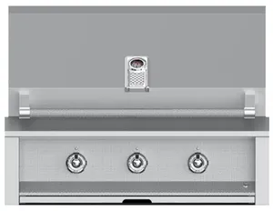 Front view of Hestan EMBR36-NG 36” built-in grill 