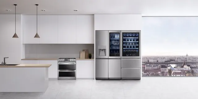 A kitchen featuring LG Signature appliances 