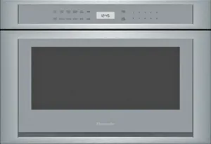 Front view of the Thermador MD24WS microwave drawer 