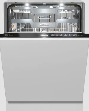 Front view of the Miele G 7966 SCVi panel ready dishwasher 