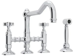 Product view of Rohl A1458XWSAPC kitchen faucet 