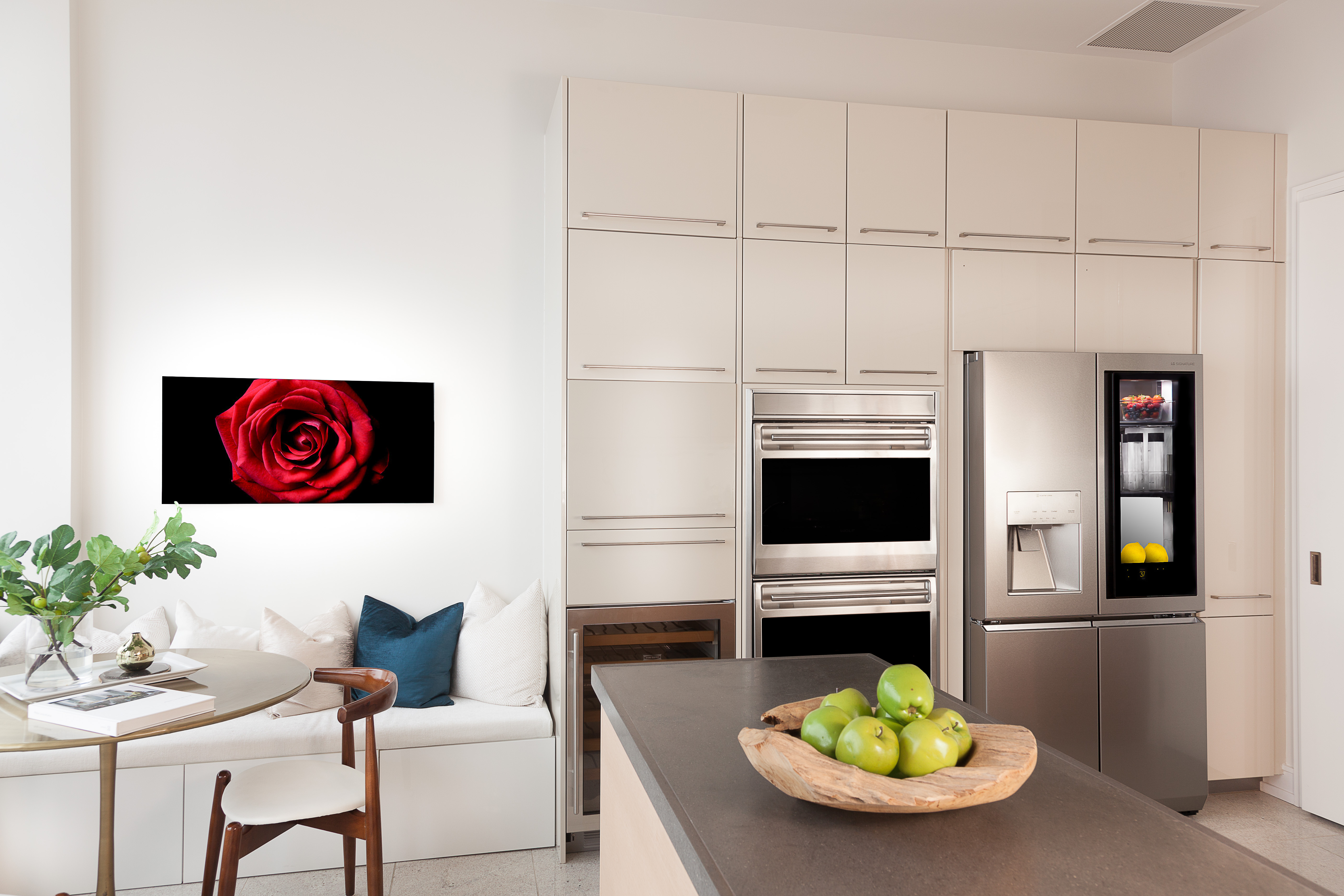 trendy kitchen with signature kitchen suite appliances