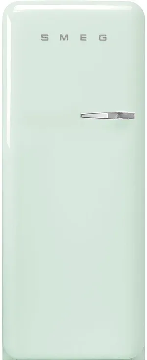 Front view of the SMEG FAB28ULPG3 Retro Style refrigerator 