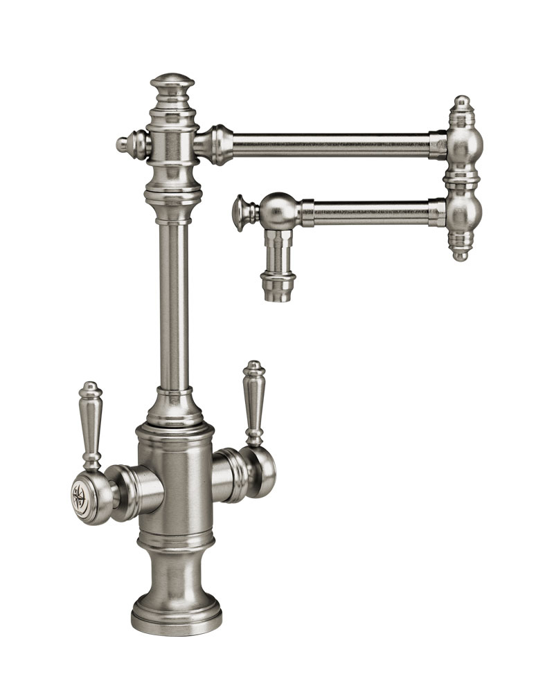Waterstone 8010-12 kitchen faucet shown in stainless steel finish