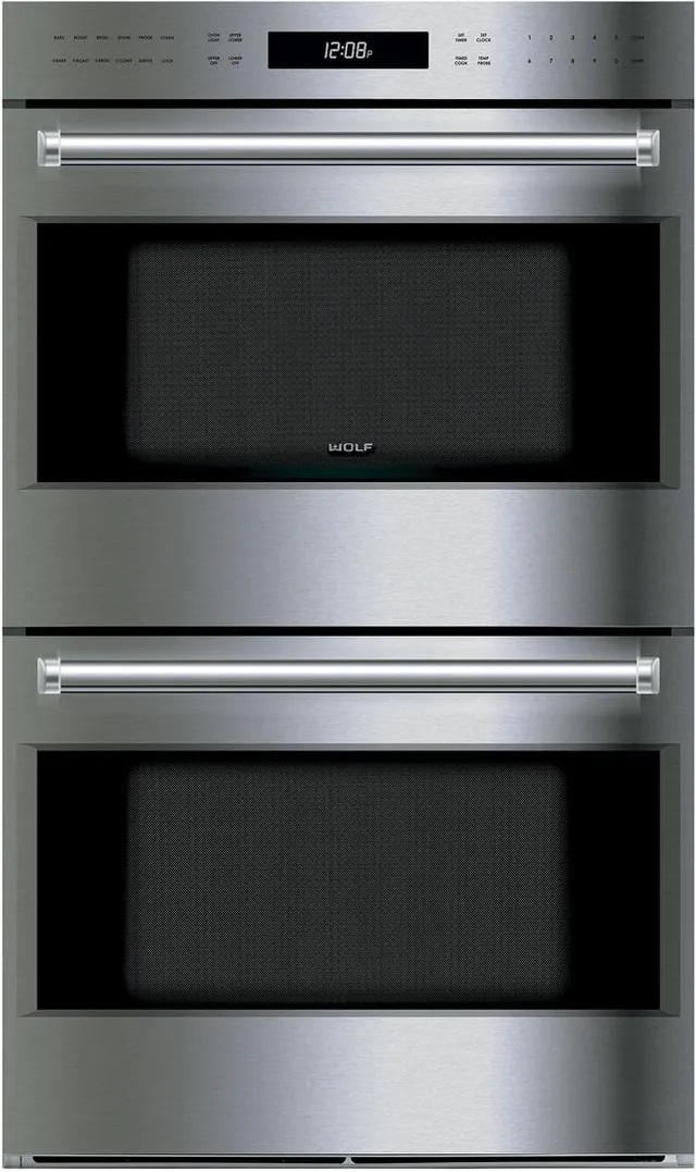 Front view of Wolf DO30PE/S/PH double wall oven 