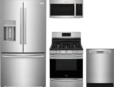 Frigidaire Gallery 4 Piece Stainless Steel Kitchen Package