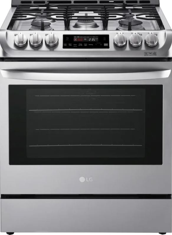 LG gas range