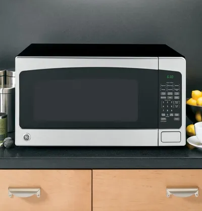 GE Stainless Steel Countertop Microwave