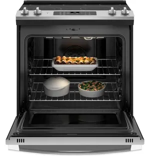 GE 30in Slide In Electric Convection Range