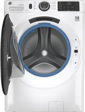 GE White Smart Front Load Washer