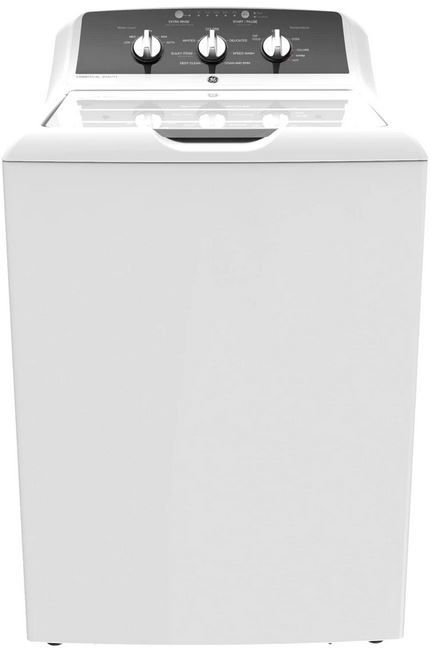 GE White top load washer