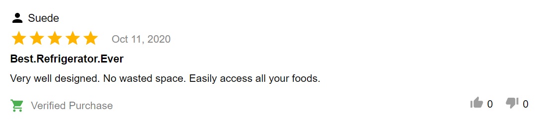 Product review of Bosch French door fridge B36CL80ENS: “Easily access all your foods”