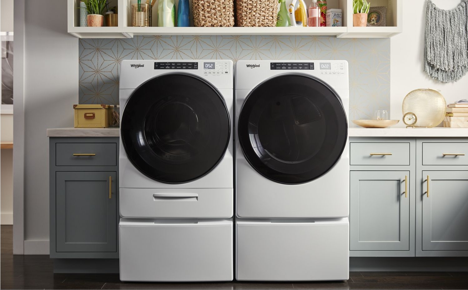 Whirlpool washer and dryer pair wfw6620hw and wed6620hw