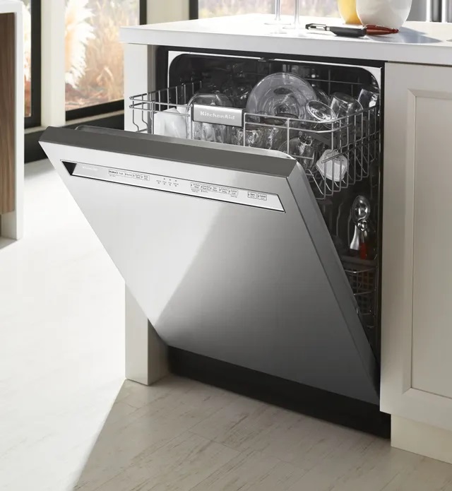 stainless steel dishwasher