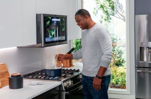 Making Meal on High End Stove
