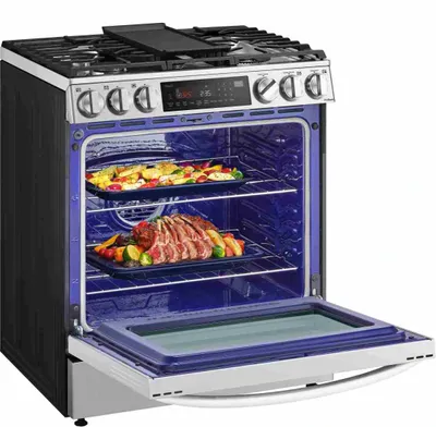 LG 30in Slide In Dual Fuel Range