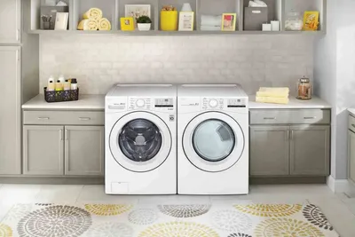 LG White Front Load Washer