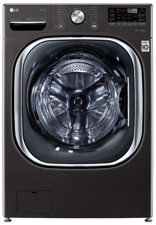 Black LG Front Load Washer