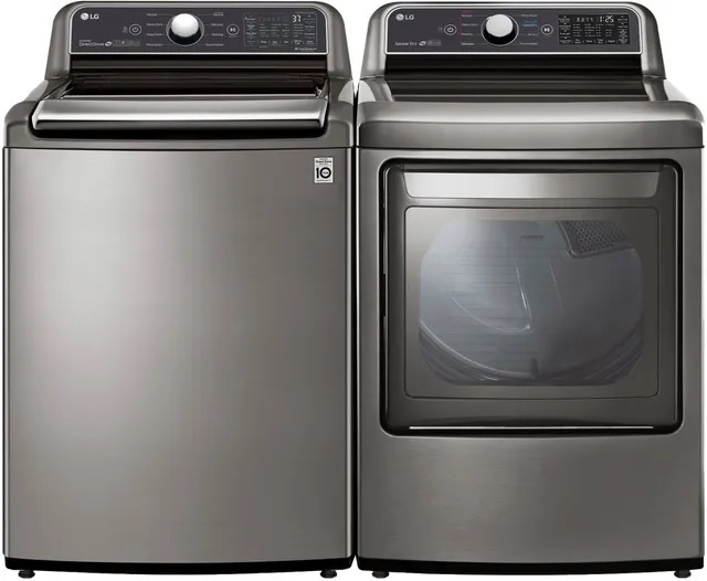 LG Graphite Steel Laundry Pair