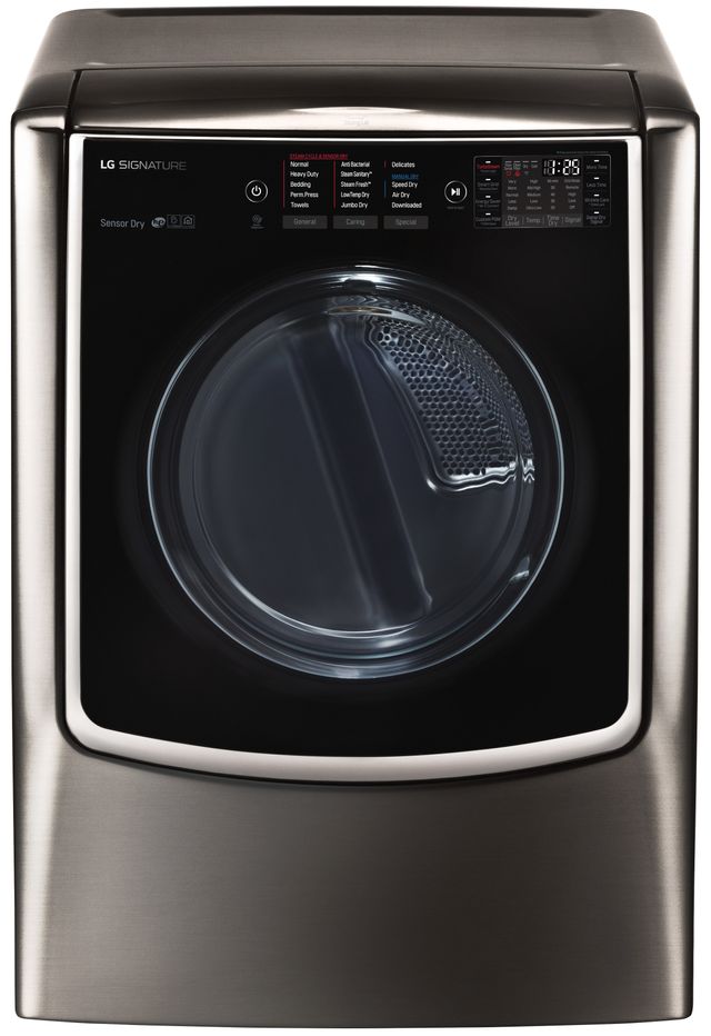 Black LG Gas front load dryer
