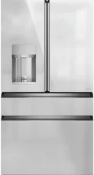 Front view of the Cafe CXE22DM5PS5 refrigerator 