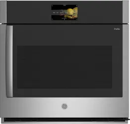 Front view of the GE Profile PTS700RSNSS oven 
