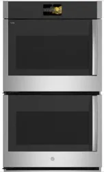 Front view of the GE Profile PTD700RSNSS double oven 