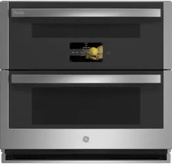 Front view of the GE Profile PTS9200SNSS speed oven