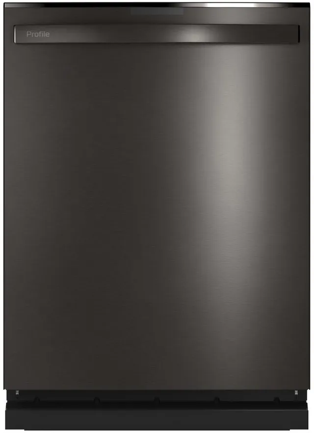 Front view of the GE Profile PDT715SBNTS dishwasher 