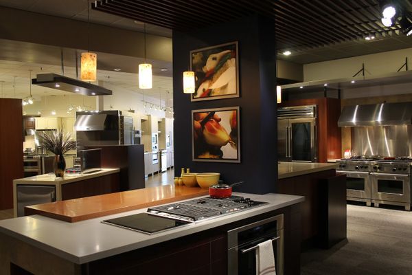 The inside of Albert Lee's appliance store in Lynnwood, WA