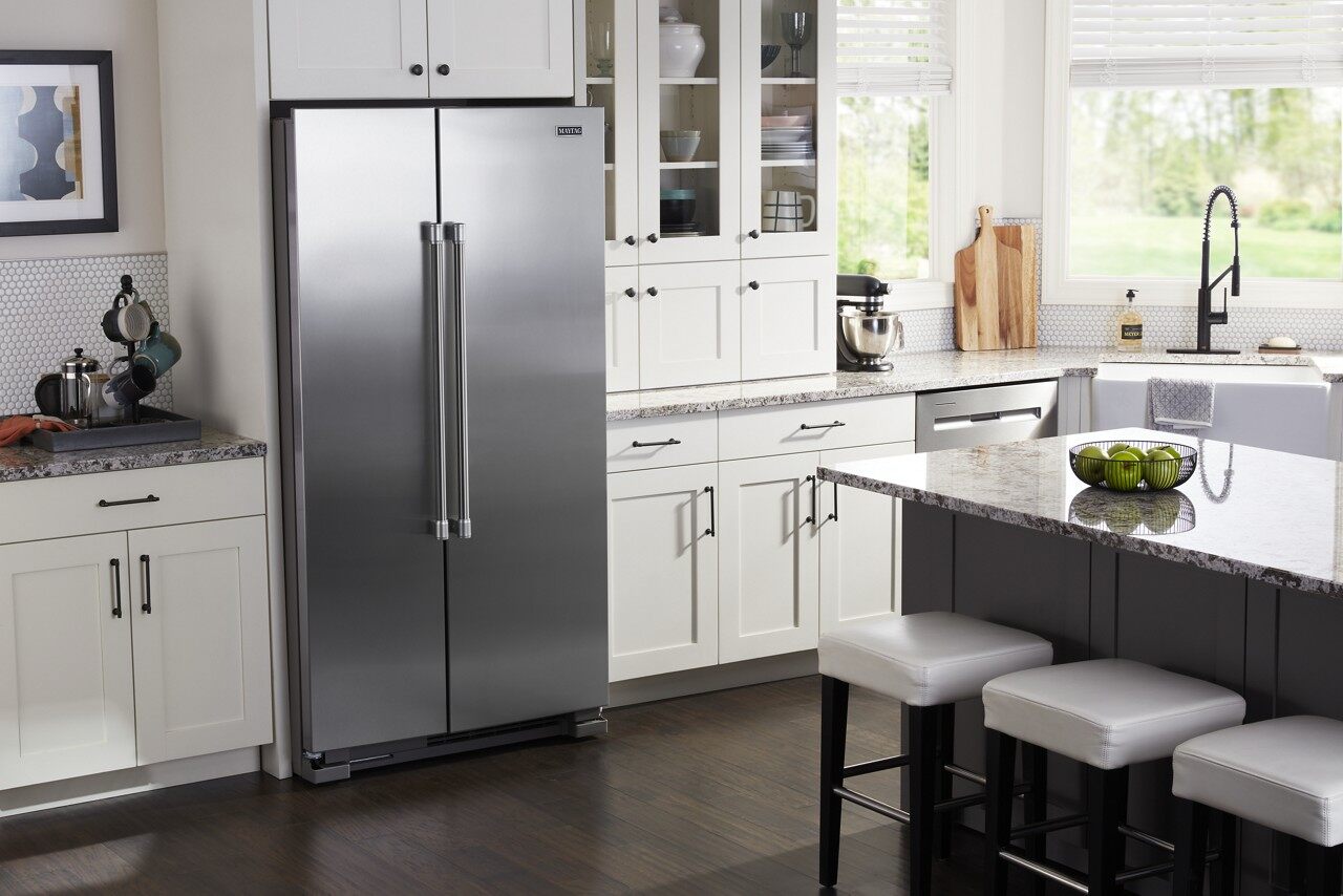  Maytag side-by-side fridge