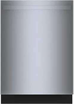 Front view of the Bosch 800 Series SHX78CM5N dishwasher 