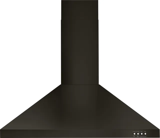 Front view of the Whirlpool WVW53UC0HV wall mount range hood 