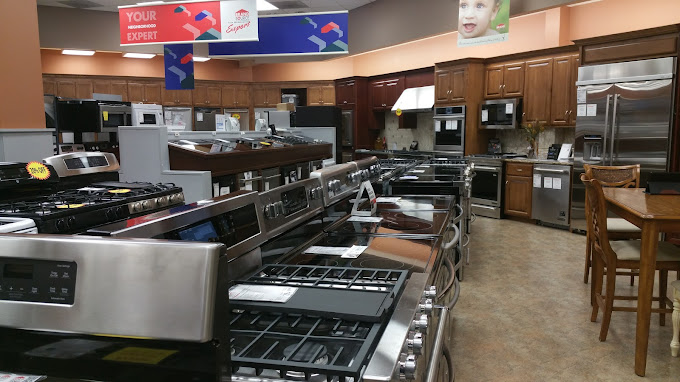 Inside of the Plaza Appliance Monroe, NC store