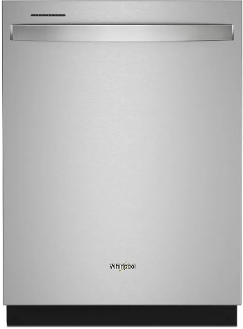 Front view of the Whirlpool WDT750SAKZ dishwasher 