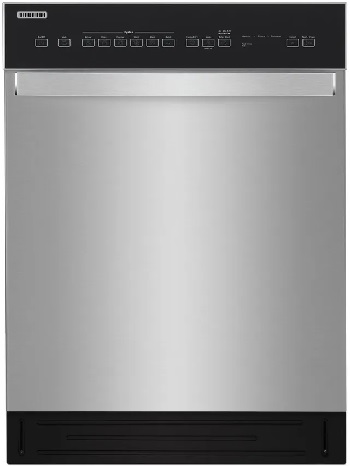 Front view of the Whirlpool WDF550SAHS dishwasher 