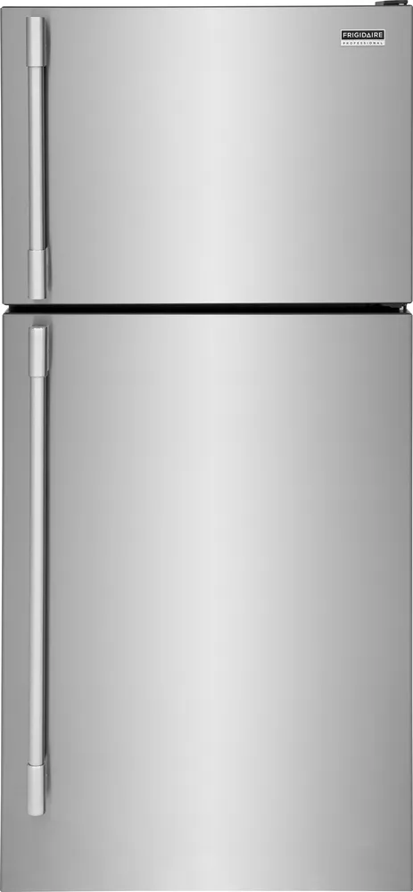 Front view of the Frigidaire Professional FPHT2097VF top freezer refrigerator